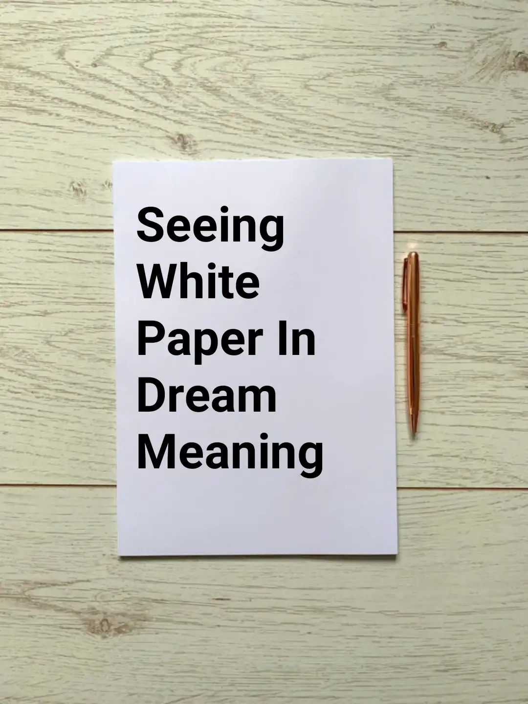 Seeing White Paper In Dream Meaning DreamPeas