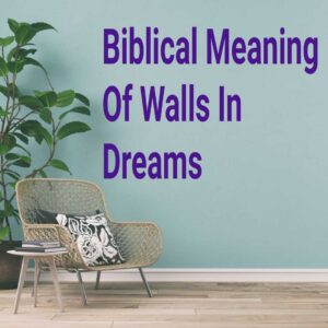 Biblical Meaning Of Walls In Dreams