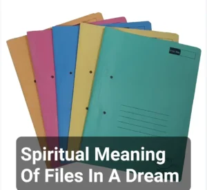 Spiritual Meaning Of Files In A Dream